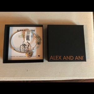 ED Ellen Fund Alex and Ani bracelet with box